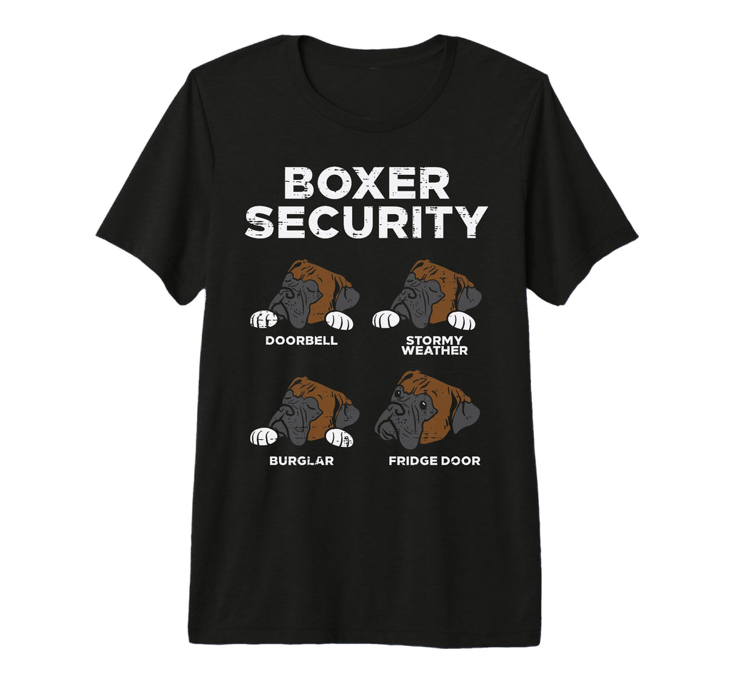 Boxer Security Funny Animal Pet Dog T-Shirt - Streetwear Style Men Women - T-Shirt, Sweatshirt, Hoodie