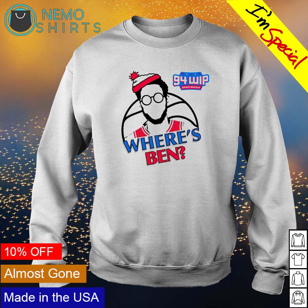 Ben Simmons where's - Adult & Kids T-Shirts, Sweatshirts & Hoodies apparel design preview 4
