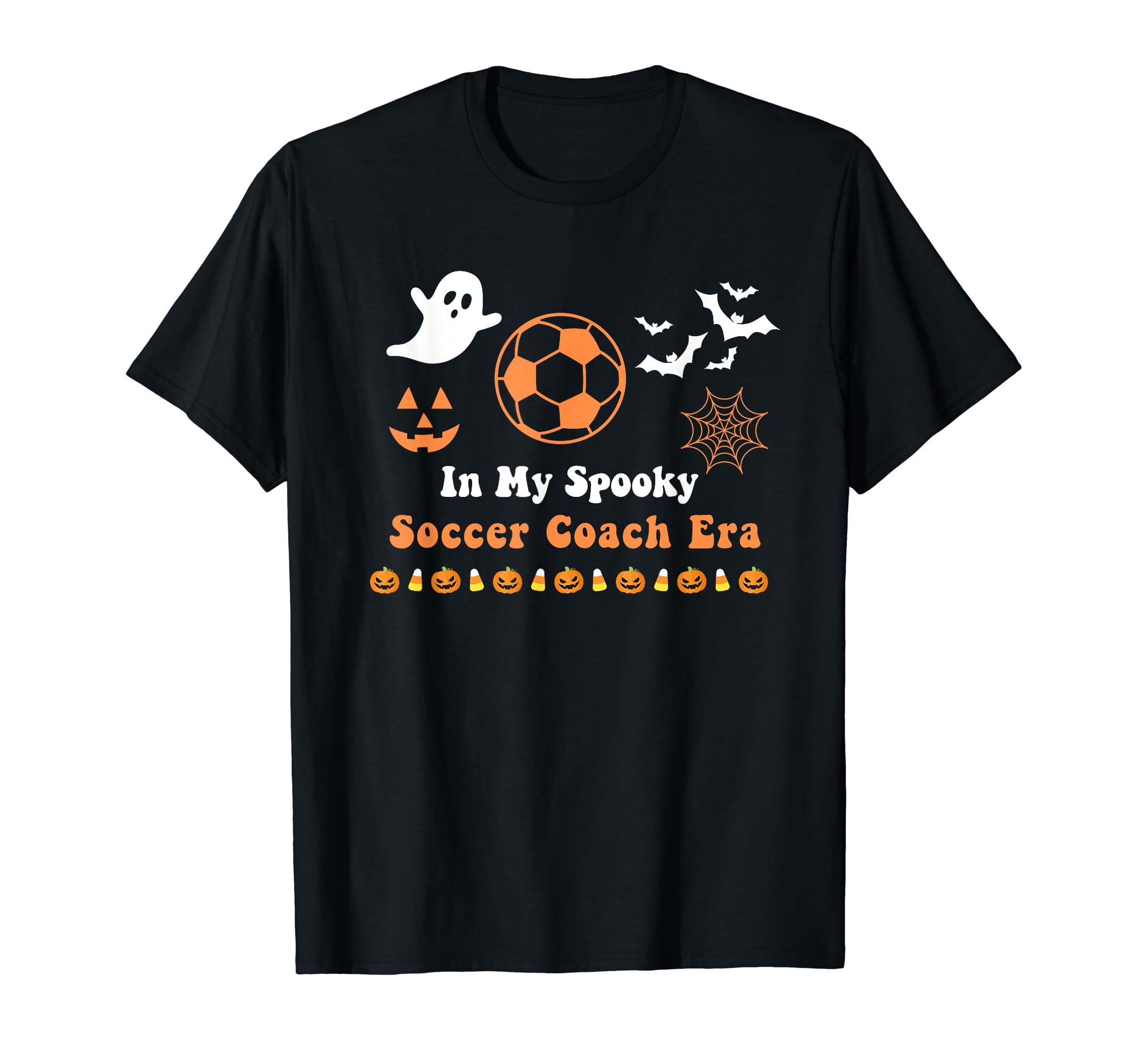 Soccer Coach Halloween Spooky T-Shirt - Fun Novelty Design for Adults - T-Shirt, Sweatshirt, Hoodie