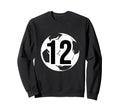 12 Soccer Birthday Gift Soccer Fan Sweatshirt - Trendy Graphic Unisex - T-Shirt, Sweatshirt, Hoodie