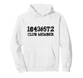 18436572 Club Member V8 Big Block Hoodie - Novelty Apparel for Adults - T-Shirt, Sweatshirt, Hoodie
