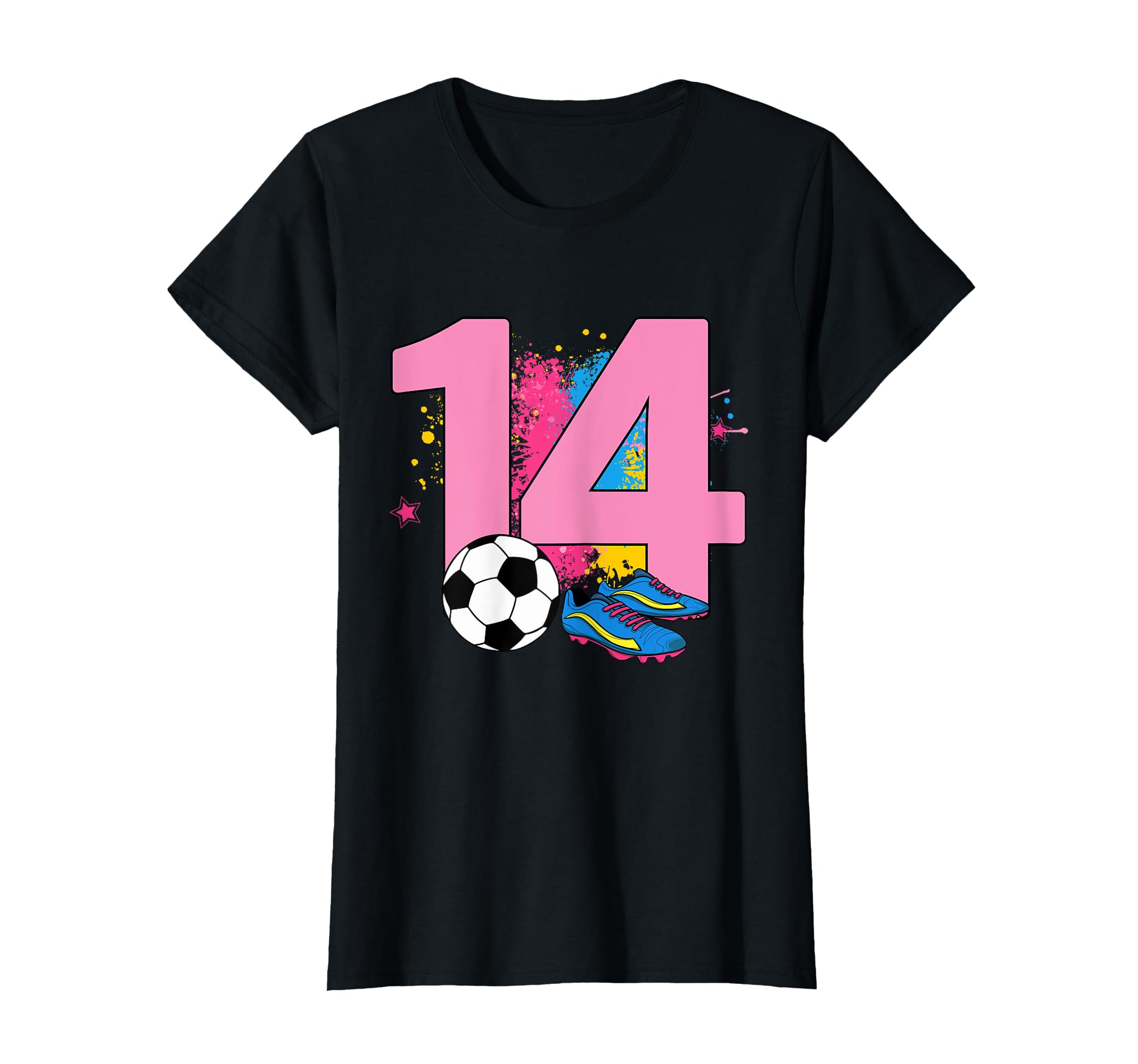 14Th Birthday Soccer Player Football T-Shirt - Fun Novelty Design Unisex - T-Shirt, Sweatshirt, Hoodie