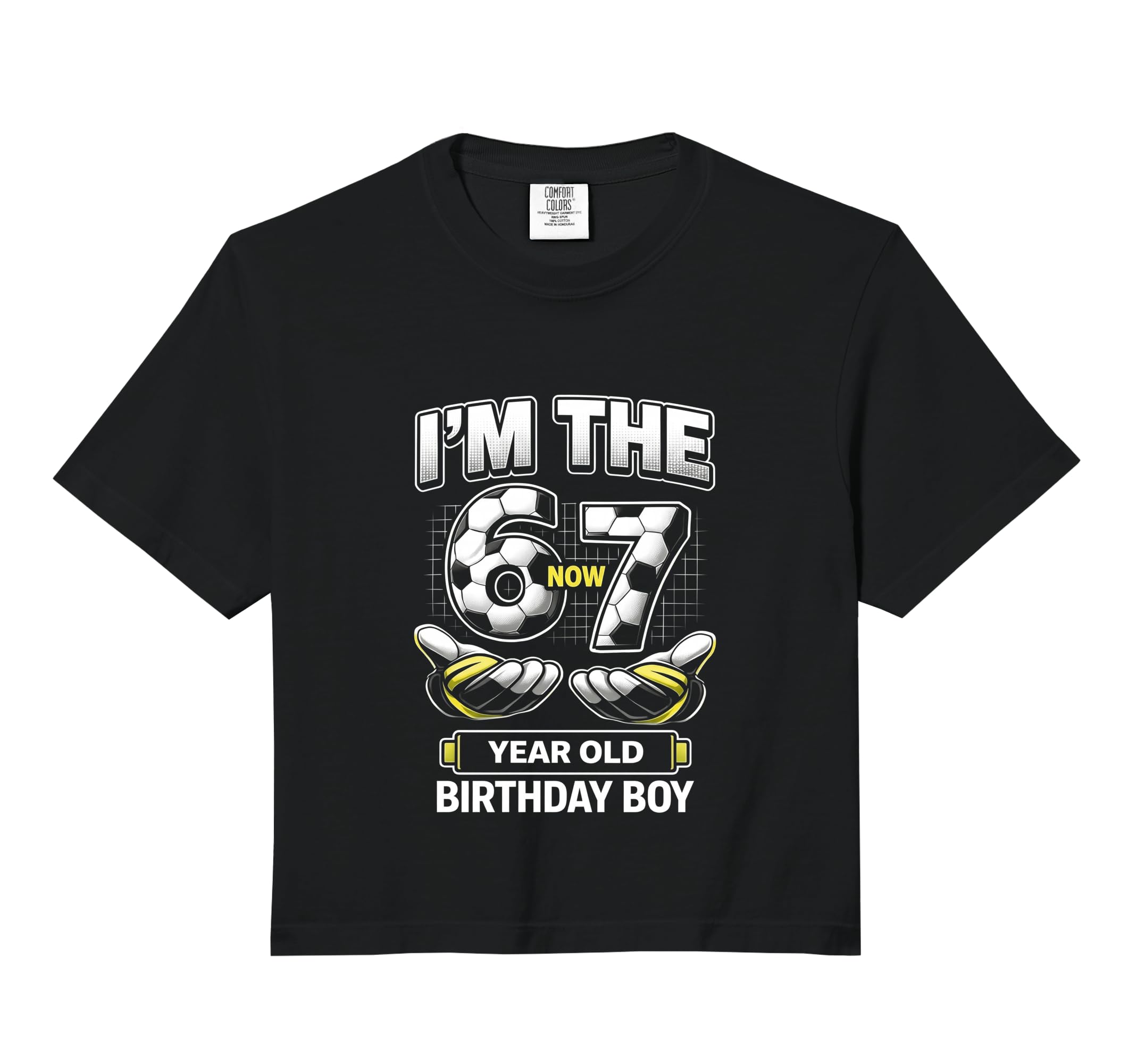 Birthday I Was 6 Now Im 7 Six Seven T-Shirt - Graphic Print Men Women - T-Shirt, Sweatshirt, Hoodie