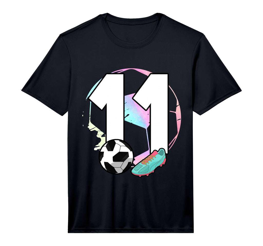11Th Birthday Soccer Player Football 11 T-Shirt - Custom Art Print Unisex - T-Shirt, Sweatshirt, Hoodie
