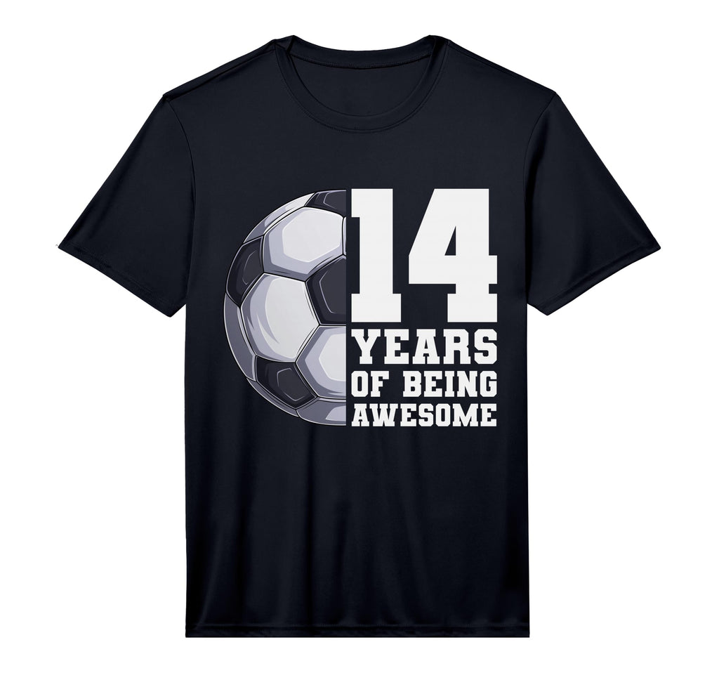 14 Years Being Awesome Soccer 14Th T-Shirt - Unique Graphic Men Women - T-Shirt, Sweatshirt, Hoodie
