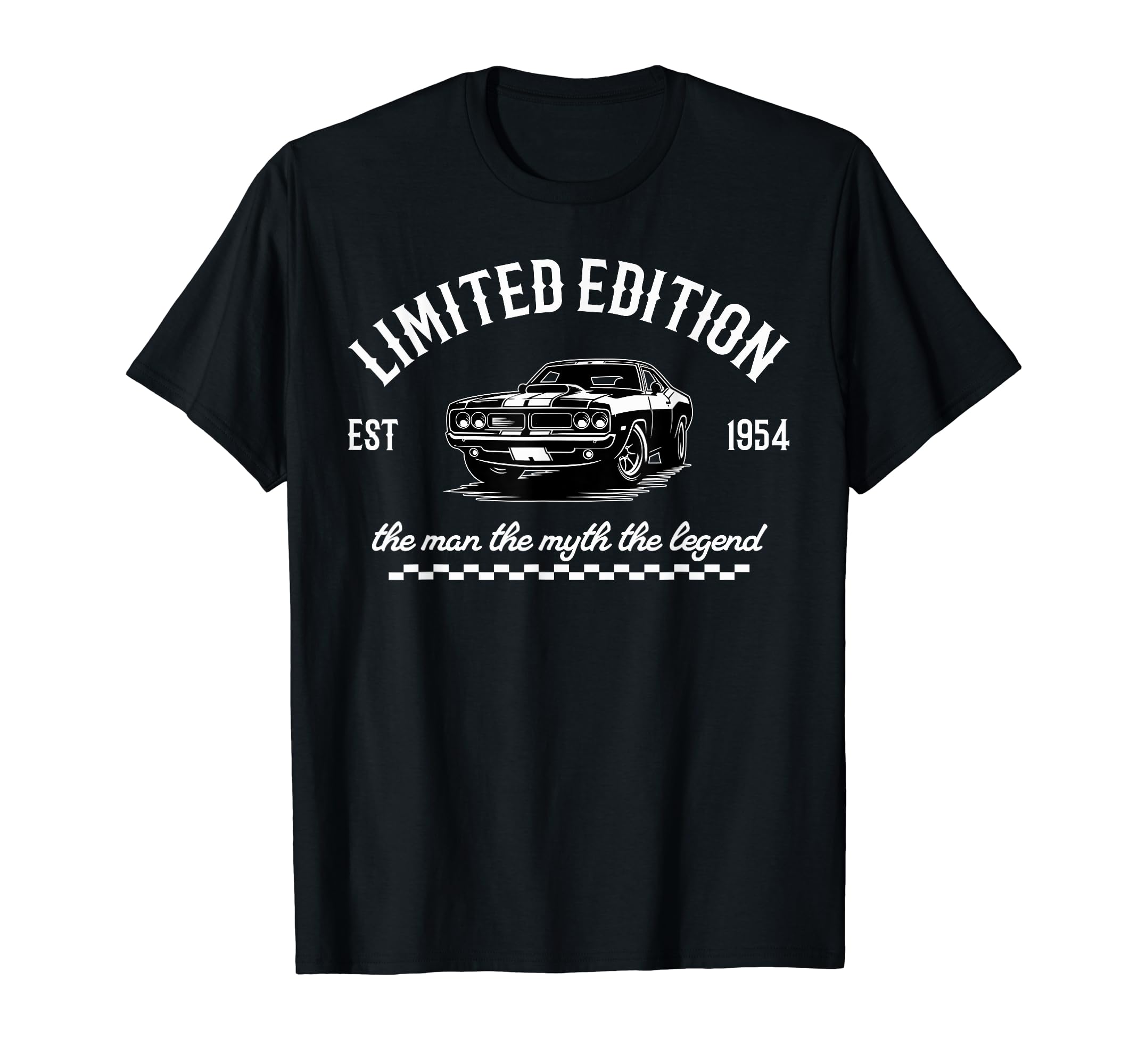 1954 Dad Birthday Legend Car T-Shirt - Unique Graphic Men Women - T-Shirt, Sweatshirt, Hoodie