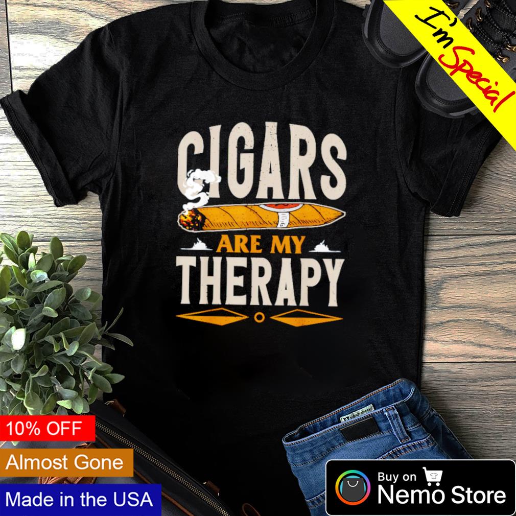 Cigars are my therapy - Adult & Kids T-Shirts, Sweatshirts & Hoodies product image 1