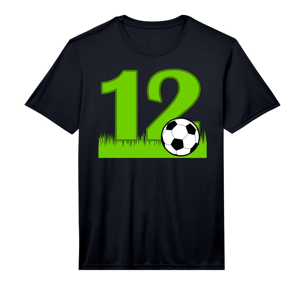 12Th Birthday Soccer 12 Years Old T-Shirt - Trendy Graphic Unisex - T-Shirt, Sweatshirt, Hoodie