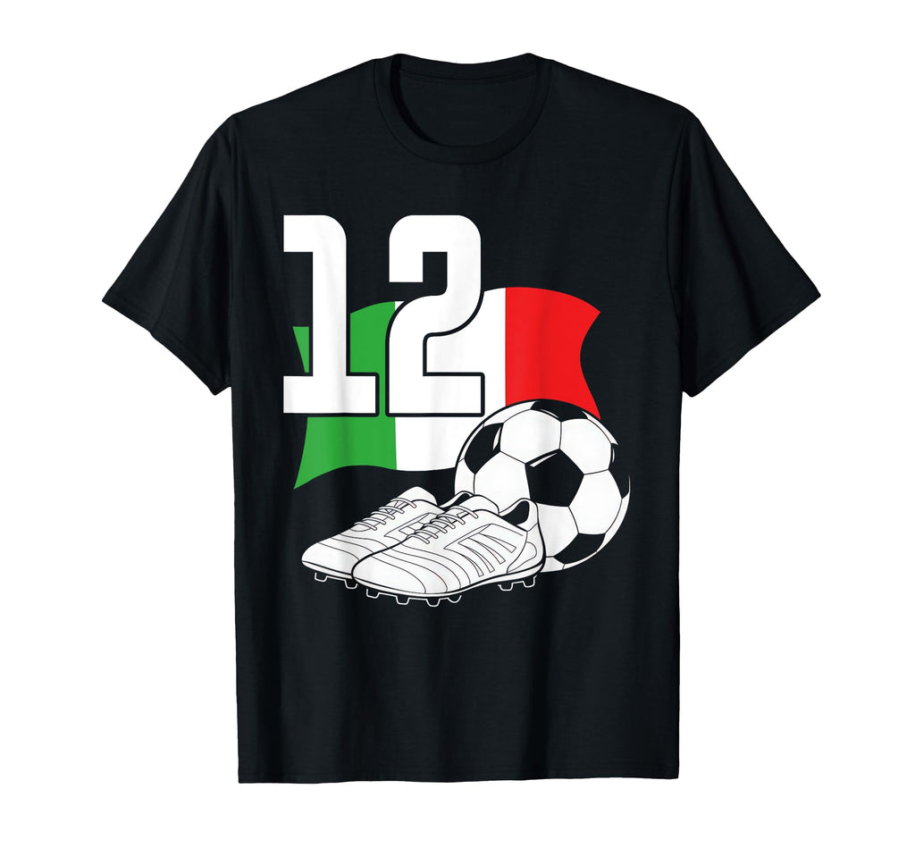 12 Soccer Birthday Gift Soccer Fan T-Shirt - Streetwear Style Unisex - T-Shirt, Sweatshirt, Hoodie