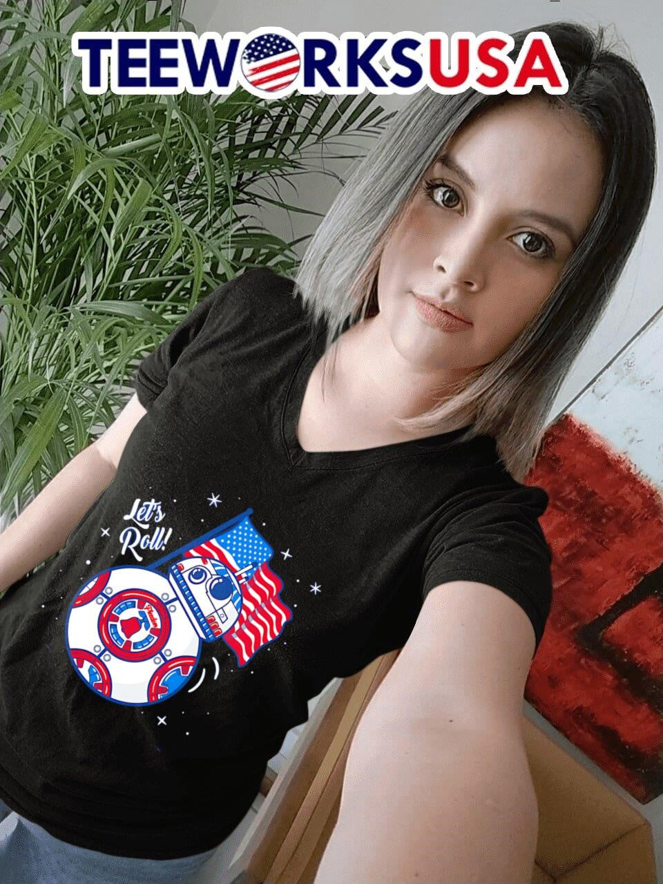 Red White and BB-Blue American flag - Adult & Kids T-Shirts, Sweatshirts & Hoodies apparel design preview 7