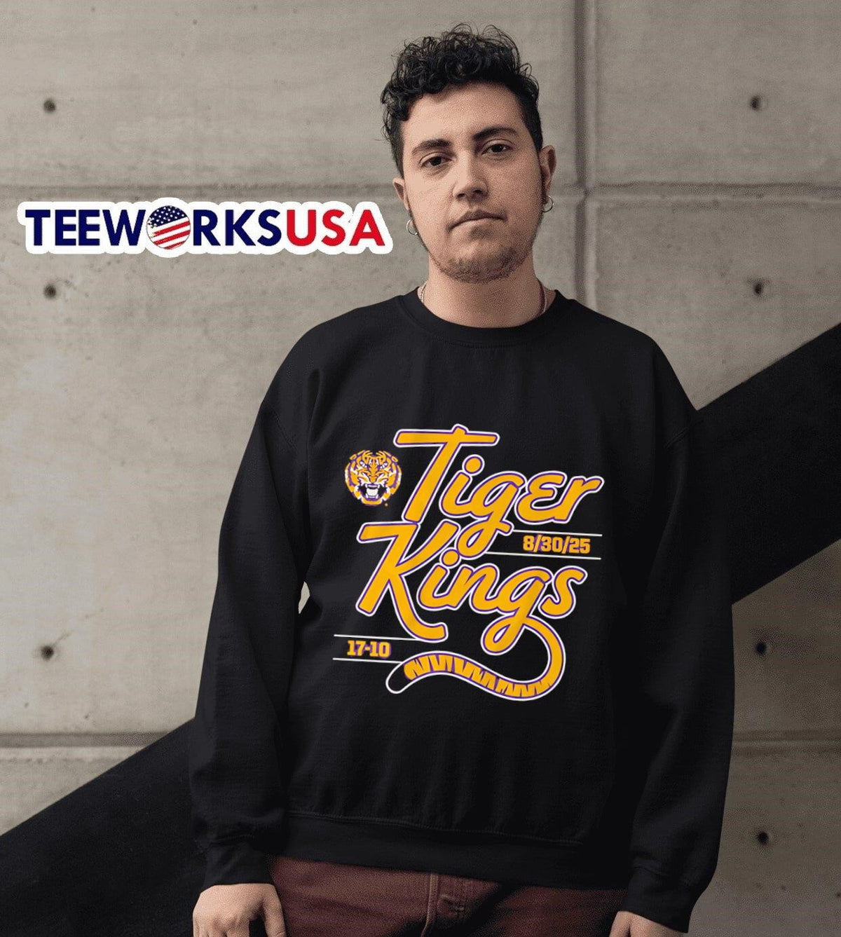 Tiger Kings LSU Tigers - Adult & Kids T-Shirts, Sweatshirts & Hoodies apparel design preview 6