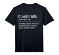 Mens Soccer Coachs Wife Definition T-Shirt - Novelty Apparel for Adults - T-Shirt, Sweatshirt, Hoodie