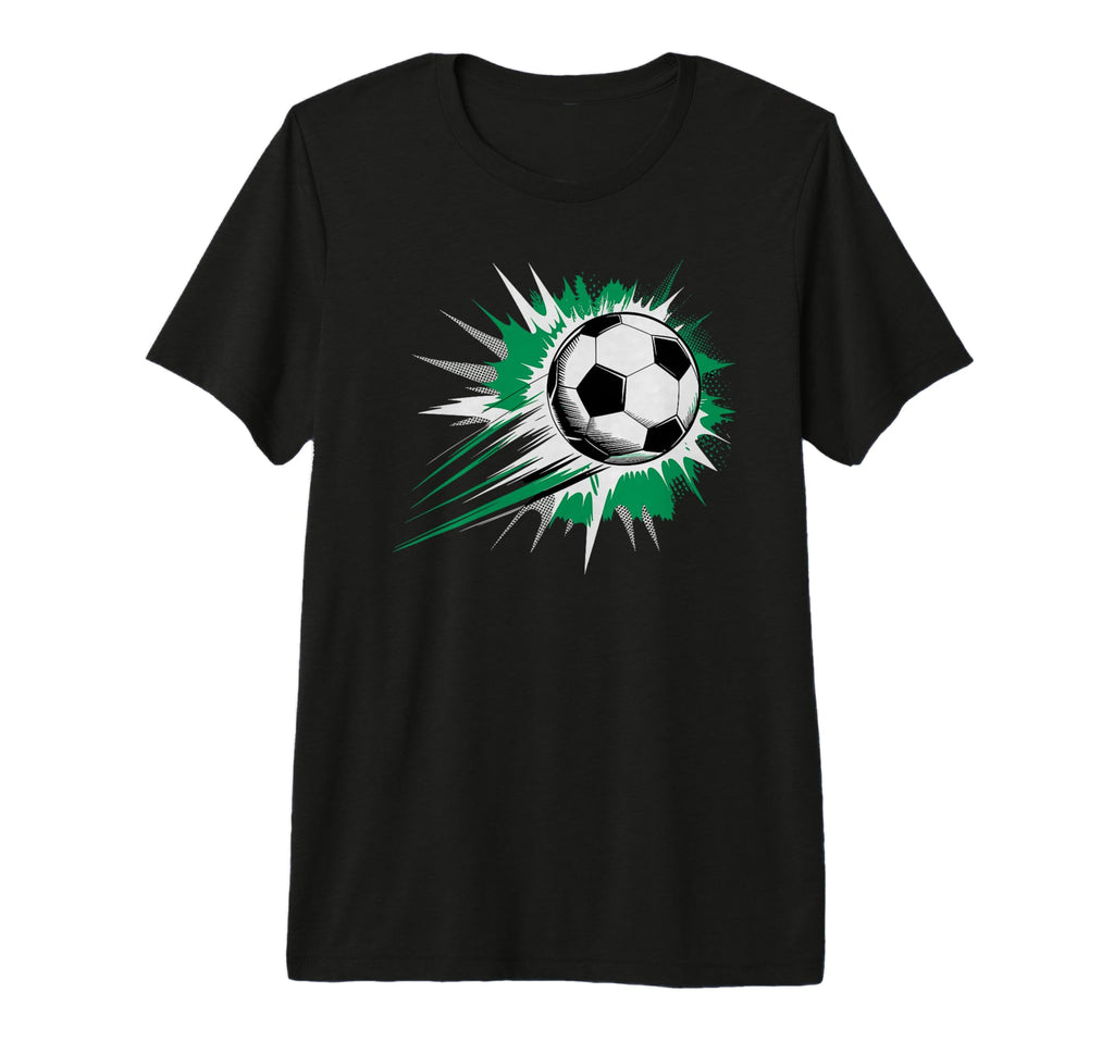 Splash Art Soccer Football Ball T-Shirt - Minimalist Print for Adults - T-Shirt, Sweatshirt, Hoodie