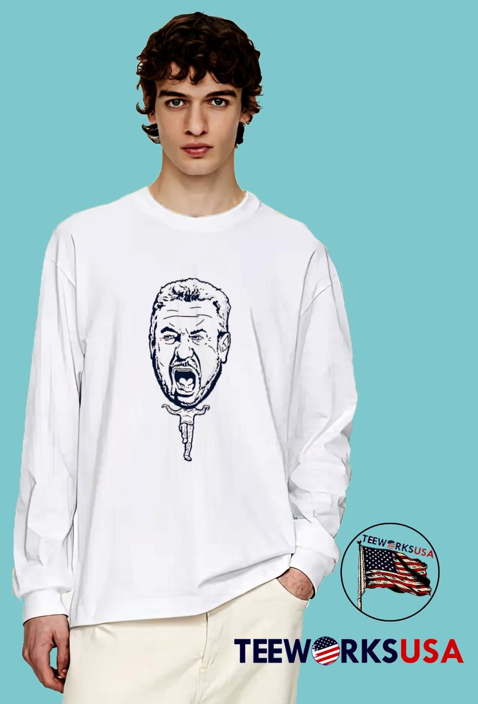 We're Marching With Bruce bighead - Adult & Kids T-Shirts, Sweatshirts & Hoodies apparel design preview 4