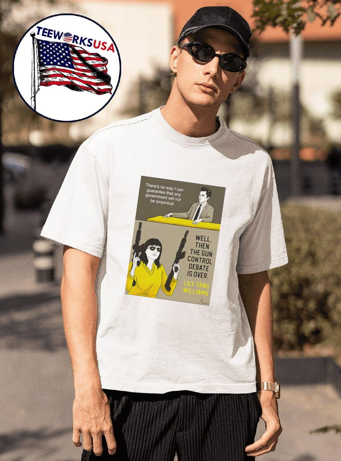 Gun Control Debate Is Over - Adult & Kids T-Shirts, Sweatshirts & Hoodies apparel design preview 1