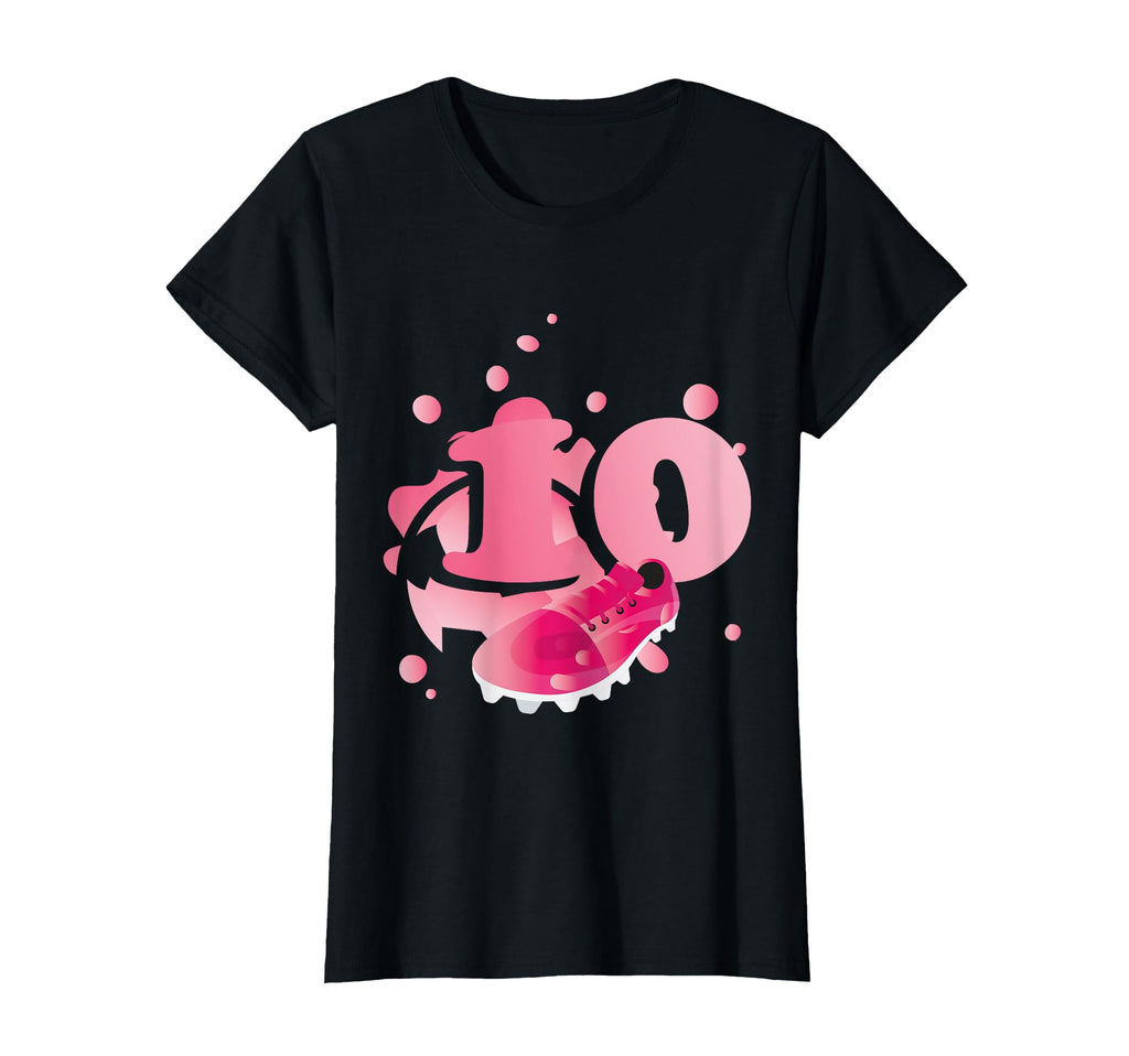 10Th Birthday Soccer Player Football 10 T-Shirt - Graphic Print for Adults - T-Shirt, Sweatshirt, Hoodie