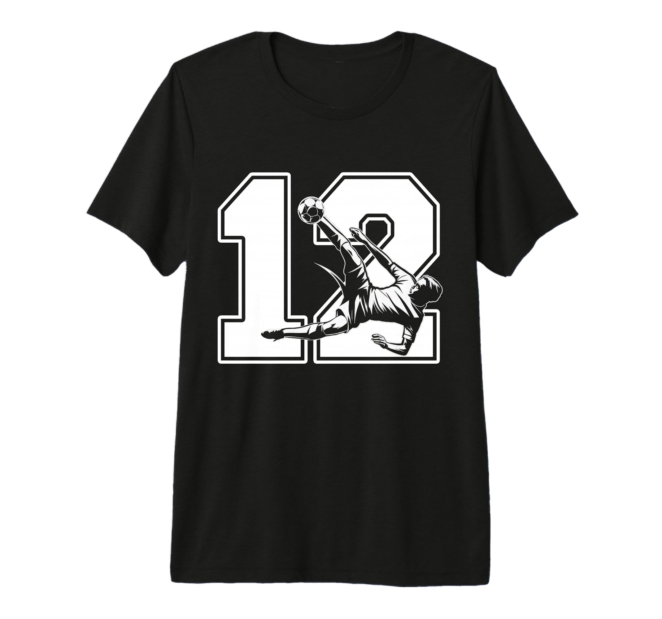 12 Soccer Birthday Gift Soccer Fan Sports T-Shirt - Novelty Apparel Unisex - T-Shirt, Sweatshirt, Hoodie