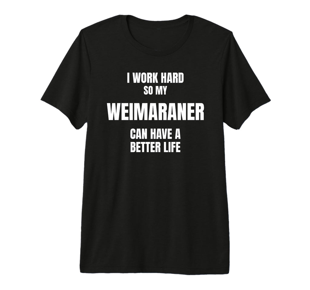 Weimaraner Dad Owner Mom Canine Lover I T-Shirt - Aesthetic Graphic Unisex - T-Shirt, Sweatshirt, Hoodie