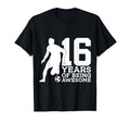 16 Years Being Awesome Soccer 16Th T-Shirt - Fun Novelty Design for Adults - T-Shirt, Sweatshirt, Hoodie