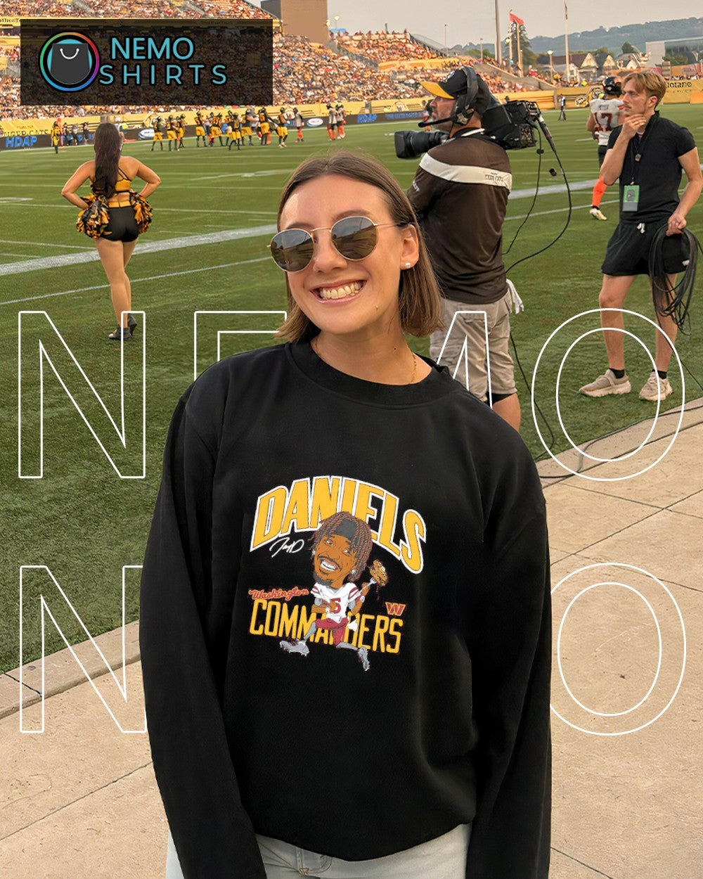 Washington Commanders Jayden Daniels player - Adult & Kids T-Shirts, Sweatshirts & Hoodies apparel design preview 6