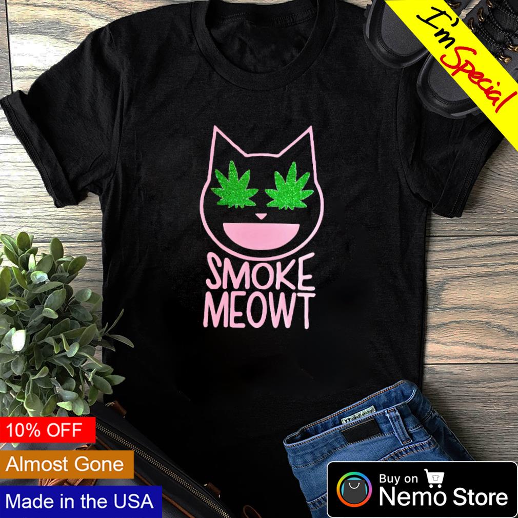 Cat weed smoke meowt - Adult & Kids T-Shirts, Sweatshirts & Hoodies apparel design preview 1