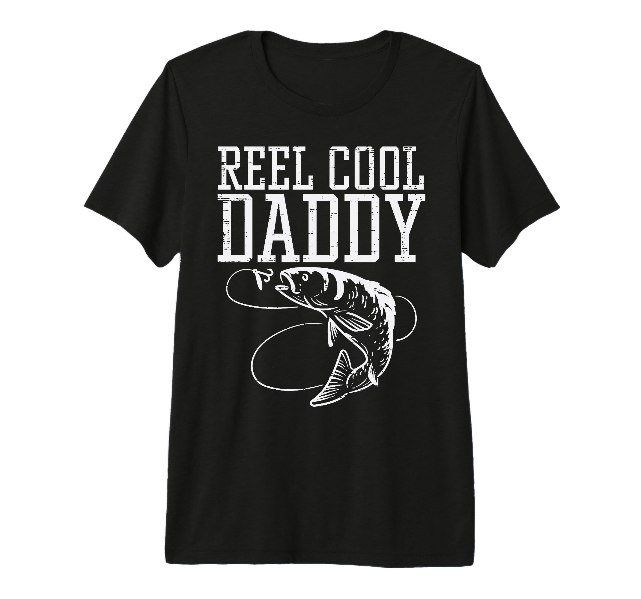 Reel Daddy Fish Fishing Angling T-Shirt - Graphic Print Men Women - T-Shirt, Sweatshirt, Hoodie