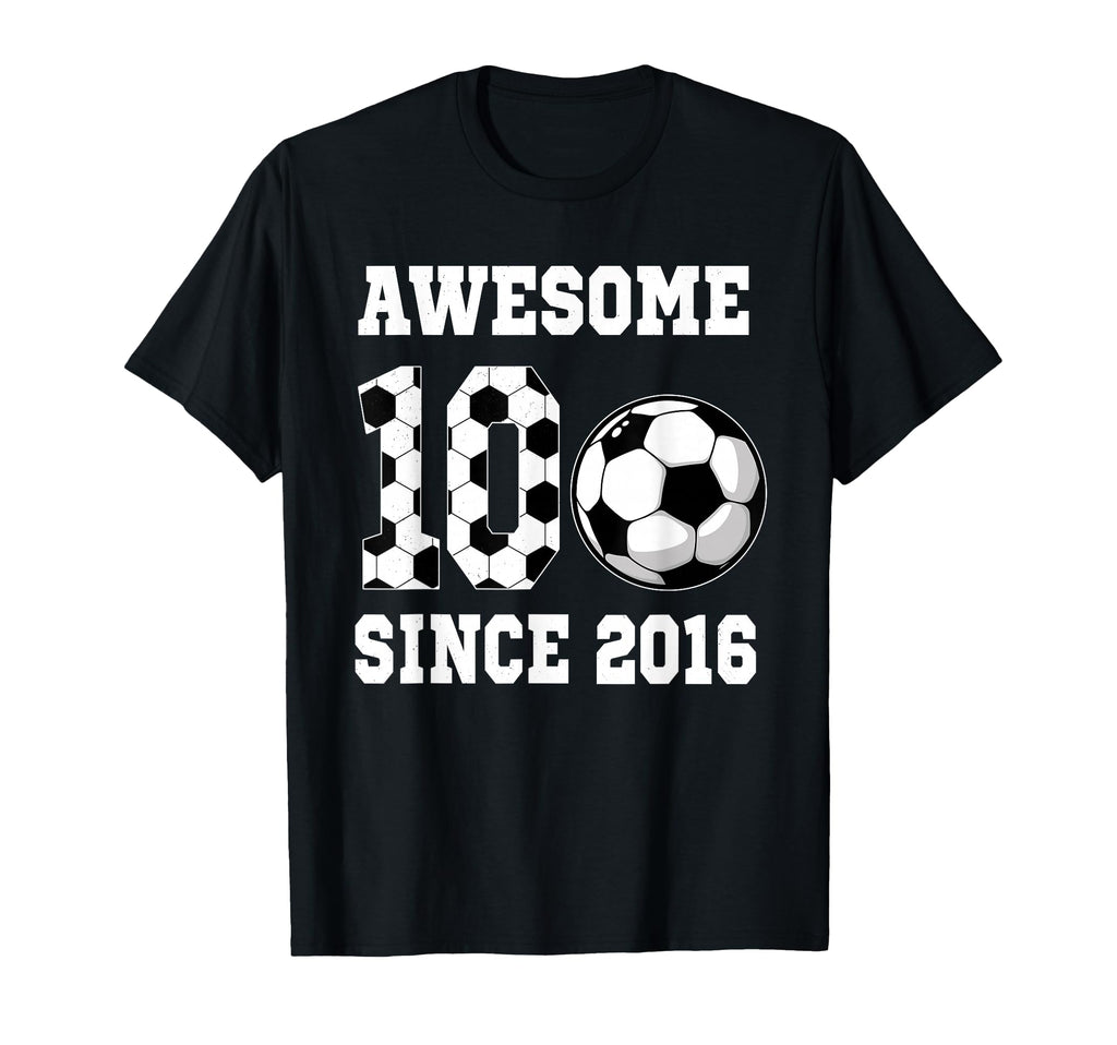 10 Years Old Birthday Soccer Awesome T-Shirt - Trendy Graphic Men Women - T-Shirt, Sweatshirt, Hoodie