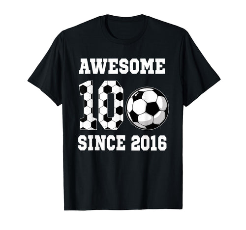 10 Years Old Birthday Soccer Awesome T-Shirt - Trendy Graphic Men Women - T-Shirt, Sweatshirt, Hoodie