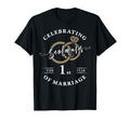 1 Year Wedding Anniversary Couple T-Shirt - Fun Novelty Design for Adults - T-Shirt, Sweatshirt, Hoodie