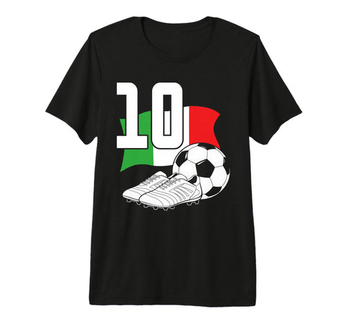 10 Soccer Birthday Gift Soccer T-Shirt - Casual Everyday Wear for Adults - T-Shirt, Sweatshirt, Hoodie