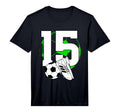 15Th Birthday Soccer Player Football T-Shirt - Minimalist Print for Adults - T-Shirt, Sweatshirt, Hoodie