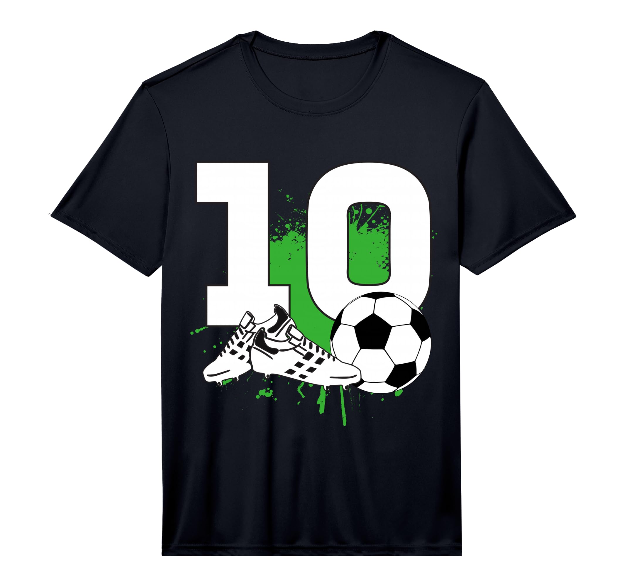 10Th Birthday 10 Years Soccer T-Shirt - Aesthetic Graphic Men Women - T-Shirt, Sweatshirt, Hoodie