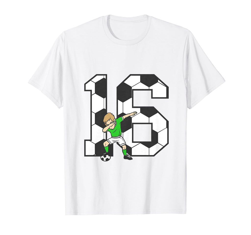 16 Year Old Soccer Player 16Th T-Shirt - Fun Novelty Design Men Women - T-Shirt, Sweatshirt, Hoodie