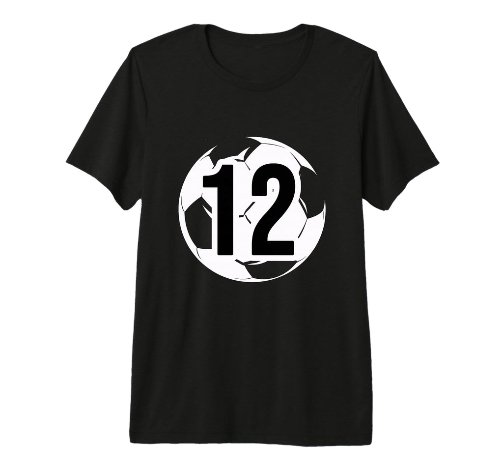 12 Soccer Birthday Gift Soccer Fan T-Shirt - Streetwear Style for Adults - T-Shirt, Sweatshirt, Hoodie