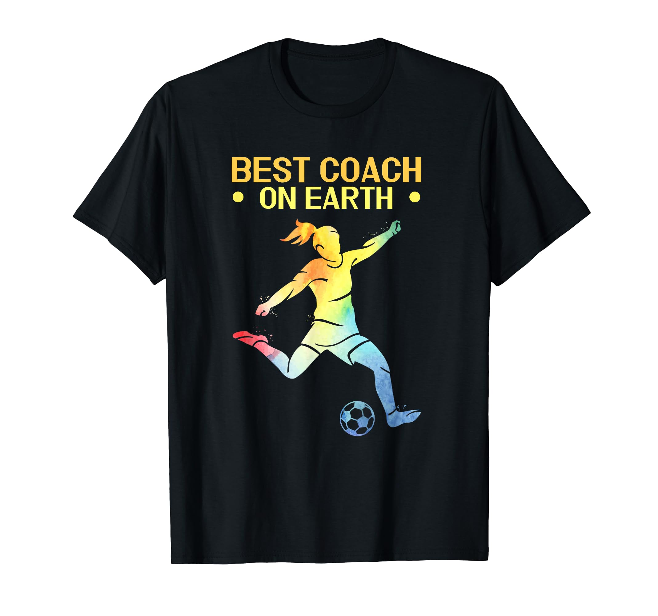 Soccer Best Coach Earth Soccer T-Shirt - Fun Novelty Design for Adults - T-Shirt, Sweatshirt, Hoodie
