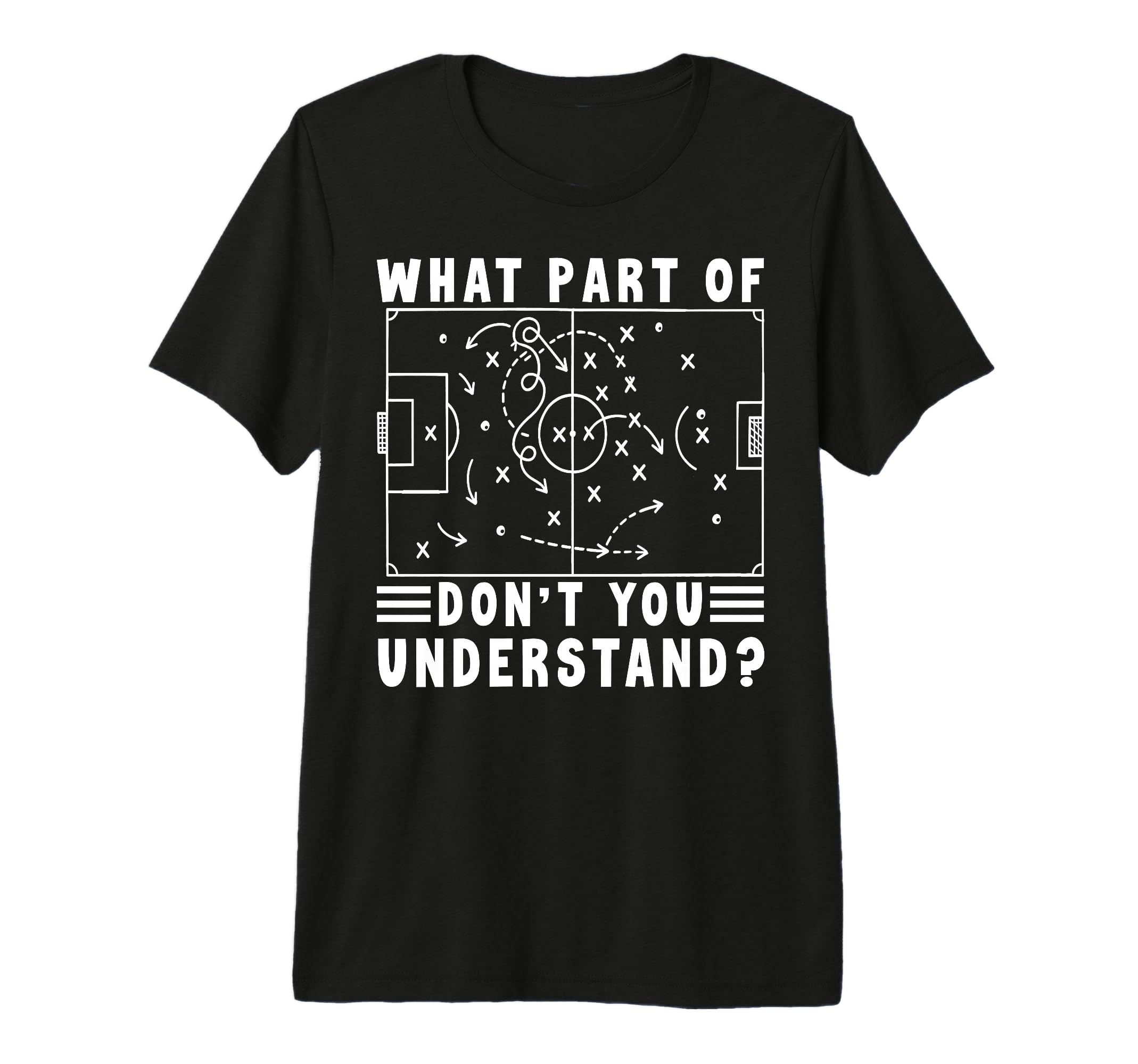 Soccer Strategy Board Meme What Part Dont T-Shirt - Novelty Apparel Unisex - T-Shirt, Sweatshirt, Hoodie