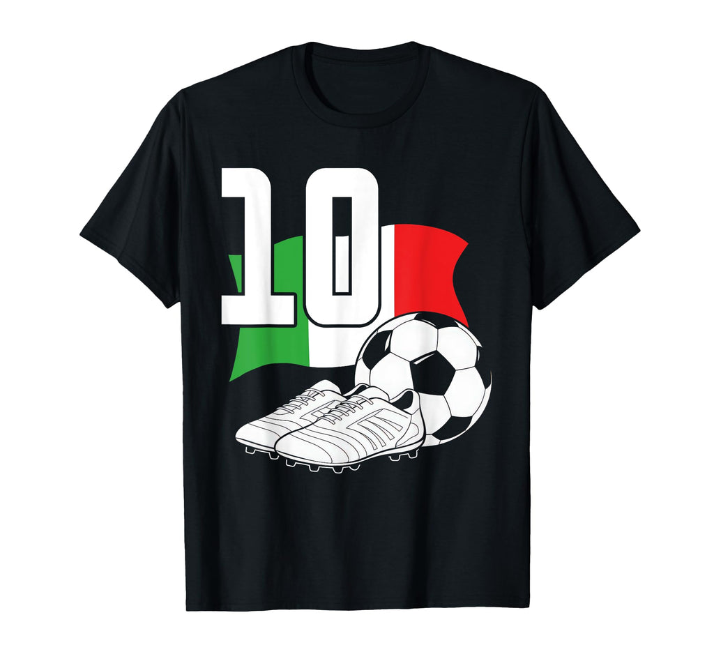 10 Soccer Birthday Gift Soccer Fan Sports T-Shirt - Unique Graphic Unisex - T-Shirt, Sweatshirt, Hoodie