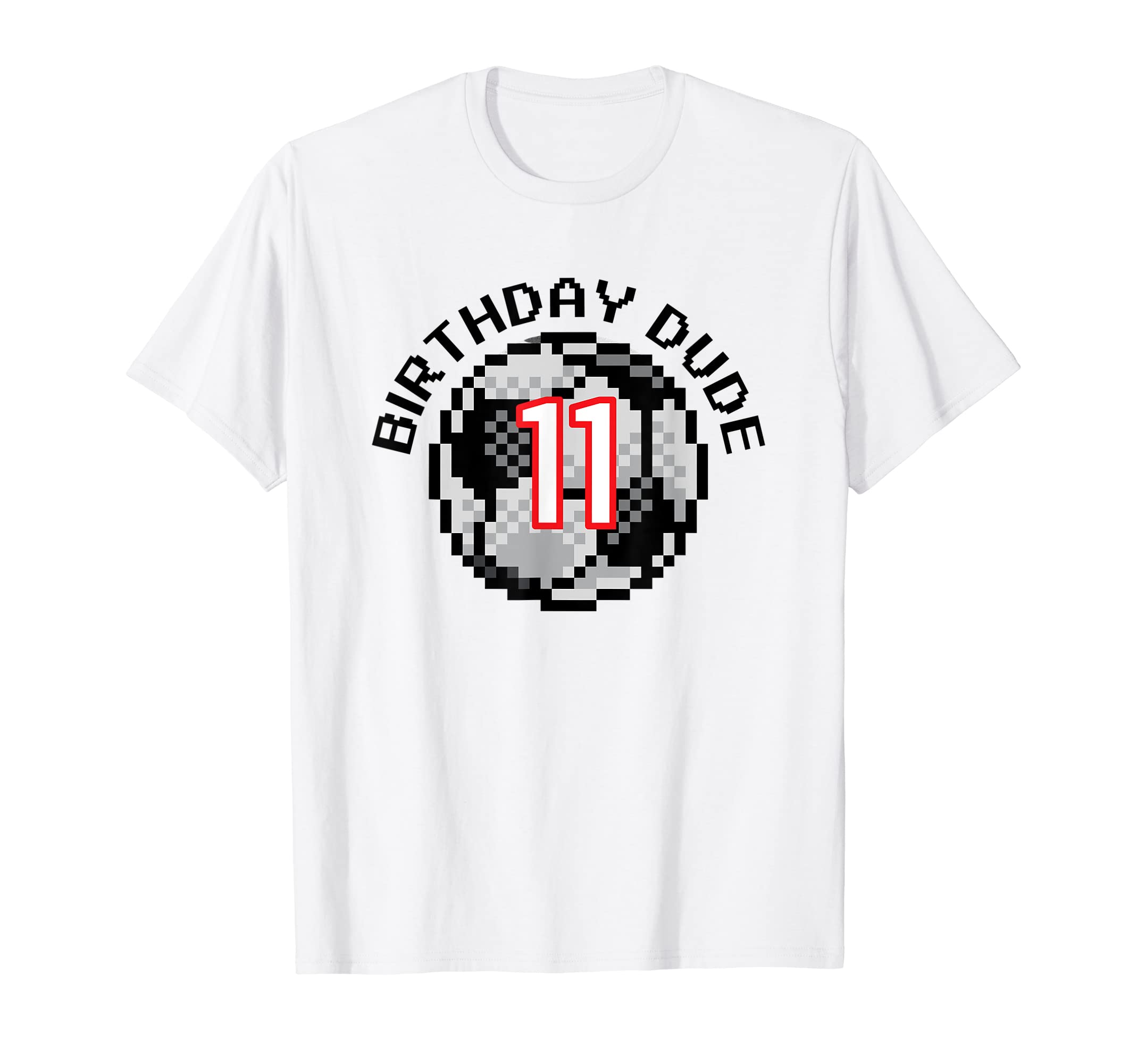 11 Year Old 11Th Birthday Dude 8 Bit T-Shirt - Custom Art Print Unisex - T-Shirt, Sweatshirt, Hoodie