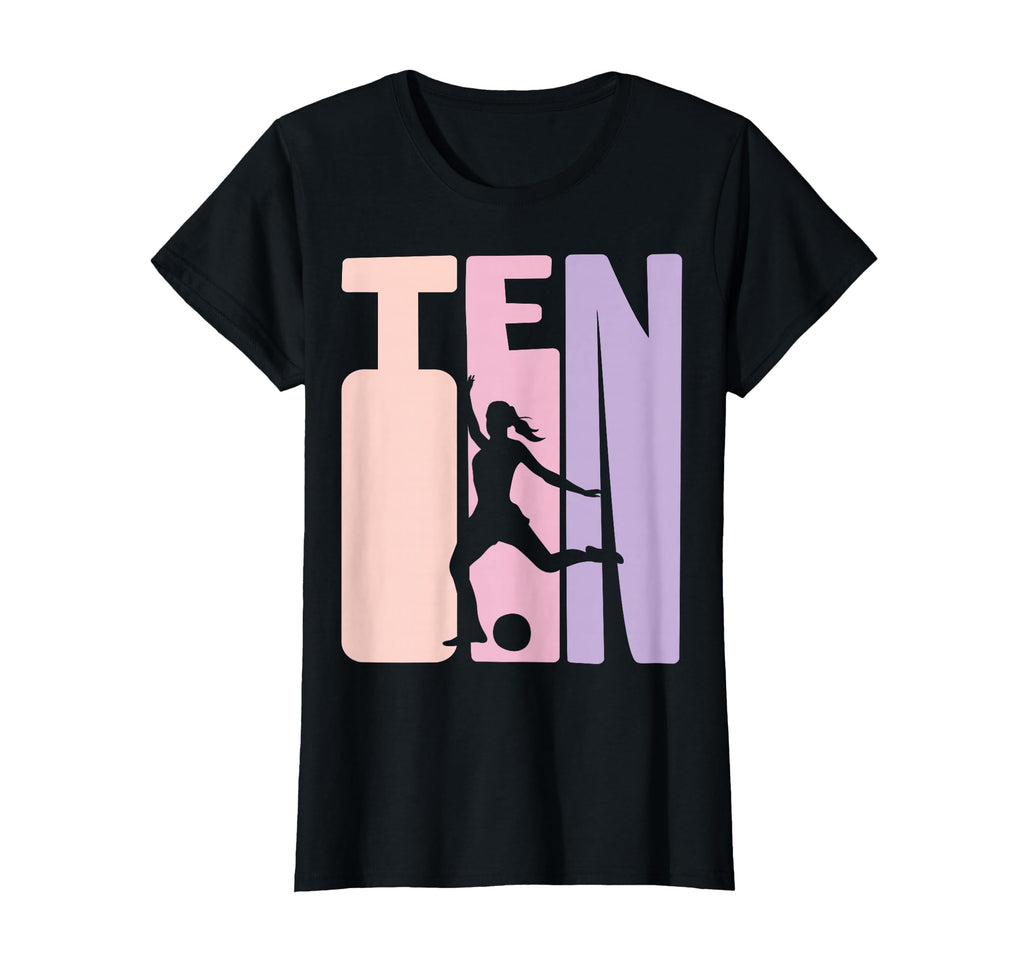 10 Years Soccer Gift 10Th Birthday T-Shirt - Fun Novelty Design Men Women - T-Shirt, Sweatshirt, Hoodie