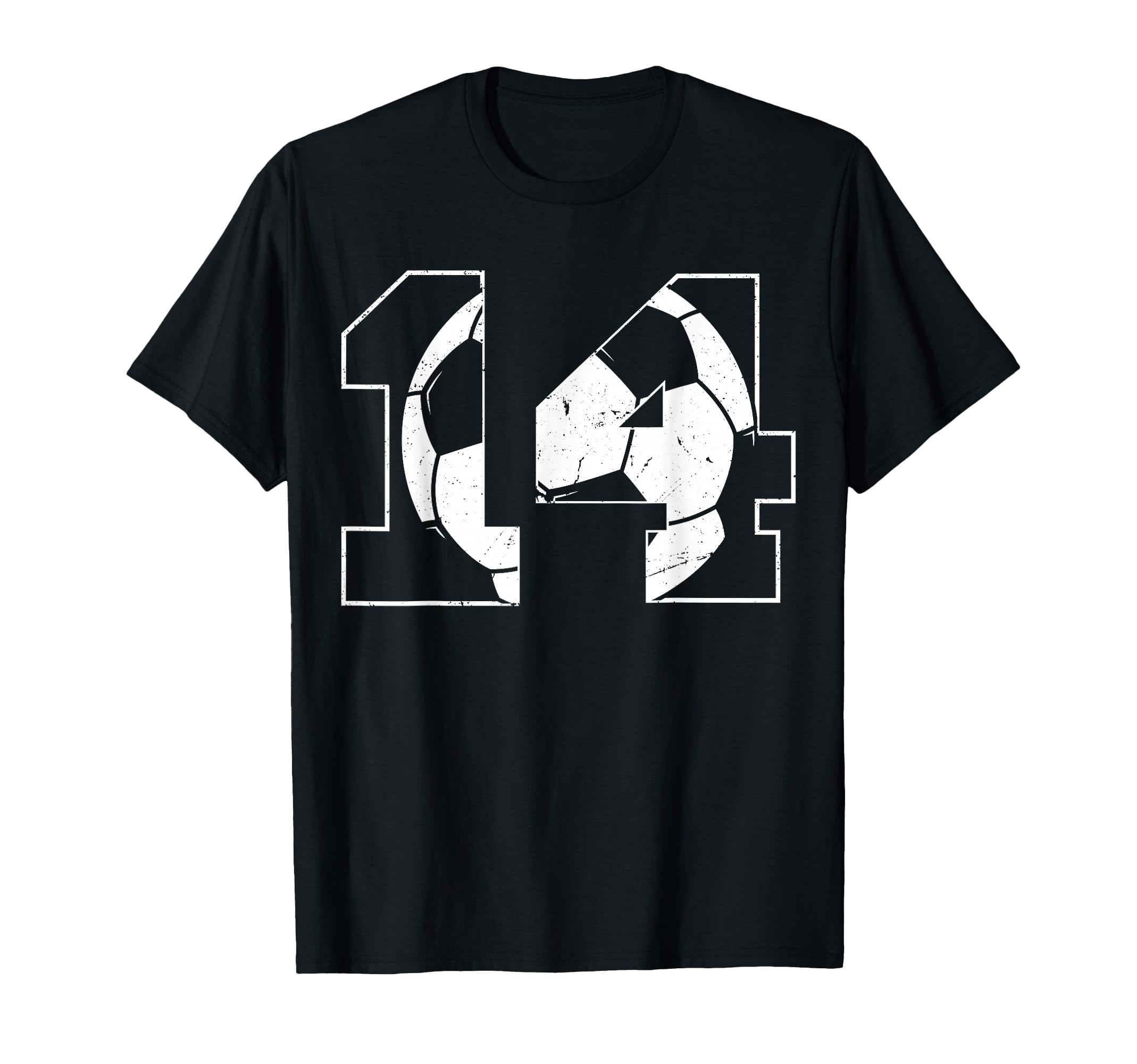 14Th Birthday Soccer Player Football 14 T-Shirt - Custom Art Print Unisex - T-Shirt, Sweatshirt, Hoodie