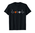 Soccer Basketball Heartbeat Funny T-Shirt - Minimalist Print for Adults - T-Shirt, Sweatshirt, Hoodie