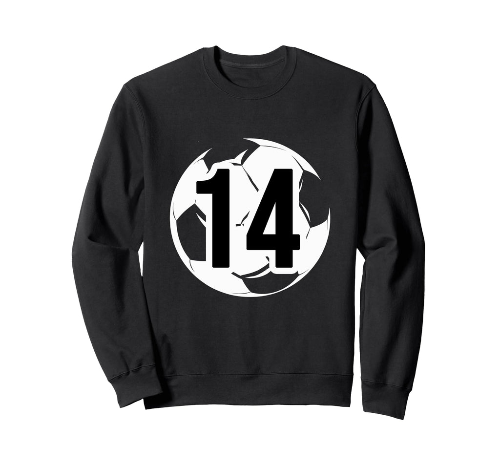 14 Soccer Birthday Gift Soccer Fan Sweatshirt - Graphic Print for Adults - T-Shirt, Sweatshirt, Hoodie