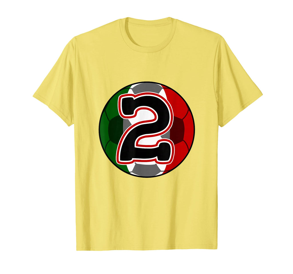 2 Year Old Birthday Mexican Soccer Party T-Shirt - Custom Art Print Unisex - T-Shirt, Sweatshirt, Hoodie