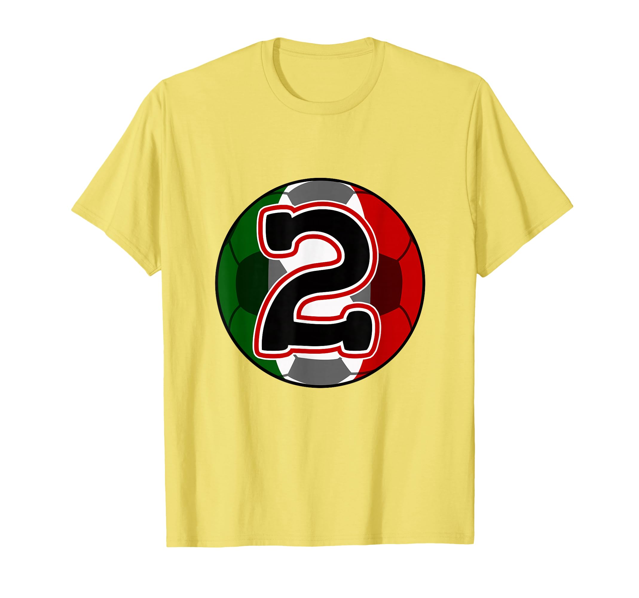 2 Year Old Birthday Mexican Soccer Party T-Shirt - Custom Art Print Unisex - T-Shirt, Sweatshirt, Hoodie