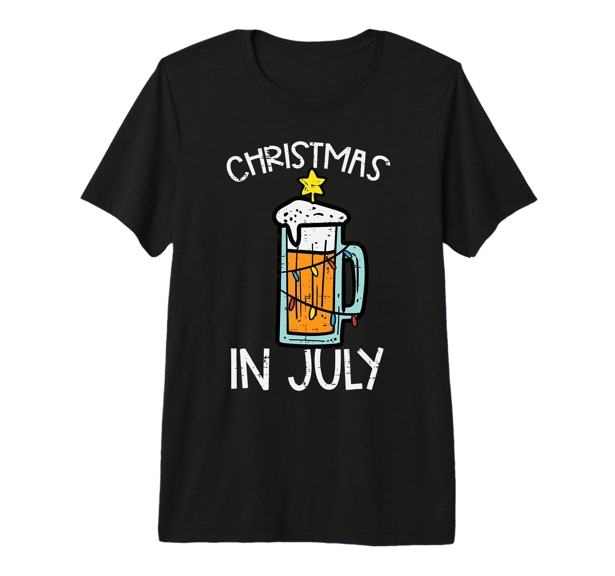 July Mug Lights Funny Summer T-Shirt - Aesthetic Graphic for Adults - T-Shirt, Sweatshirt, Hoodie