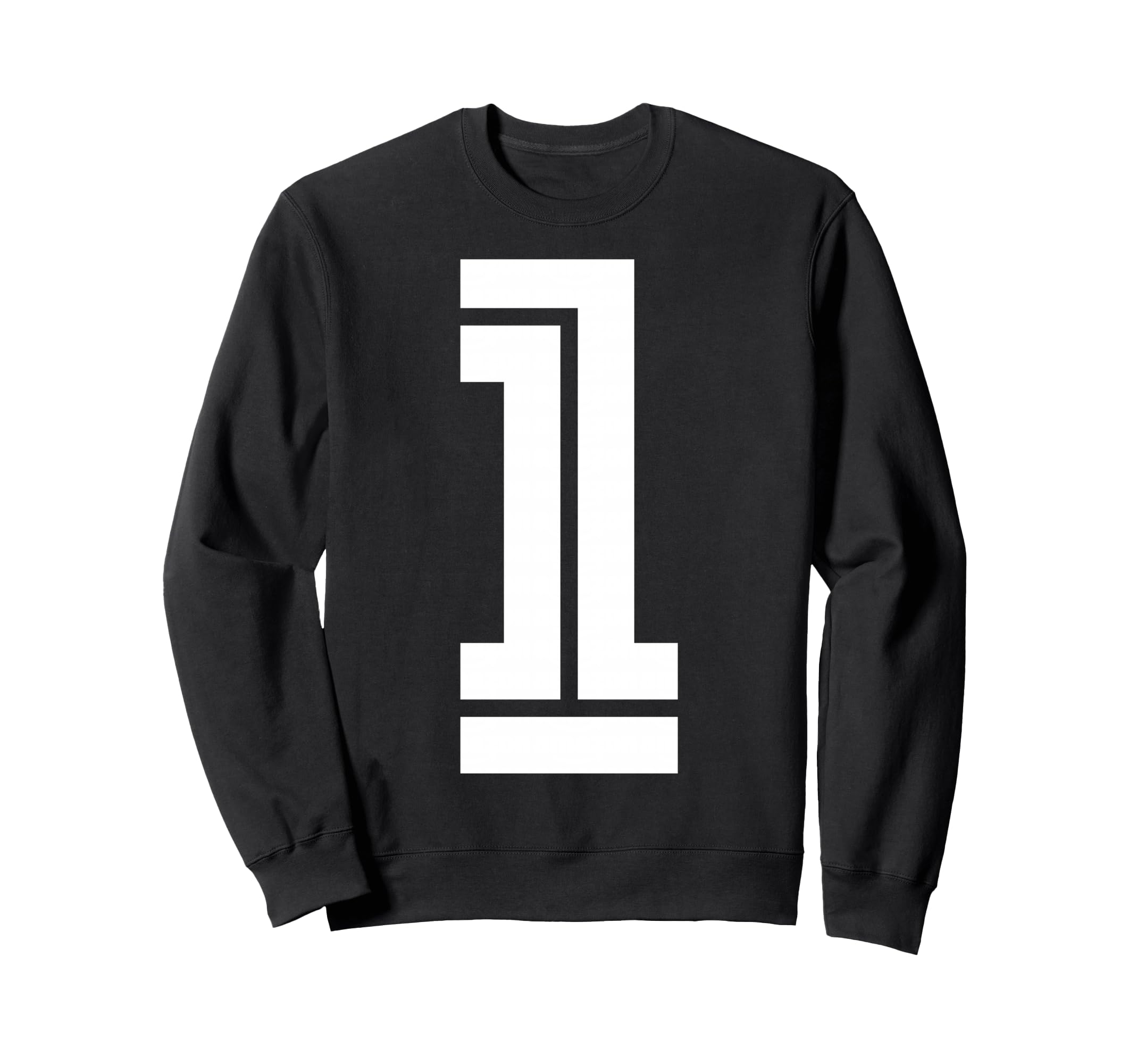 1 Sports Team Number Fan Sweatshirt - Aesthetic Graphic Unisex - T-Shirt, Sweatshirt, Hoodie