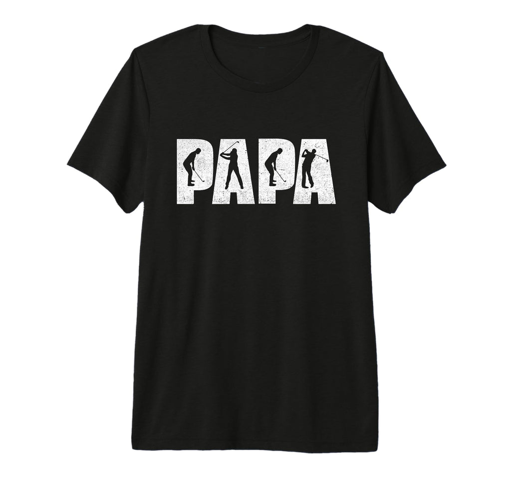Mens Golf Papa Gifts Fathers Day T-Shirt - Casual Everyday Wear Unisex - T-Shirt, Sweatshirt, Hoodie