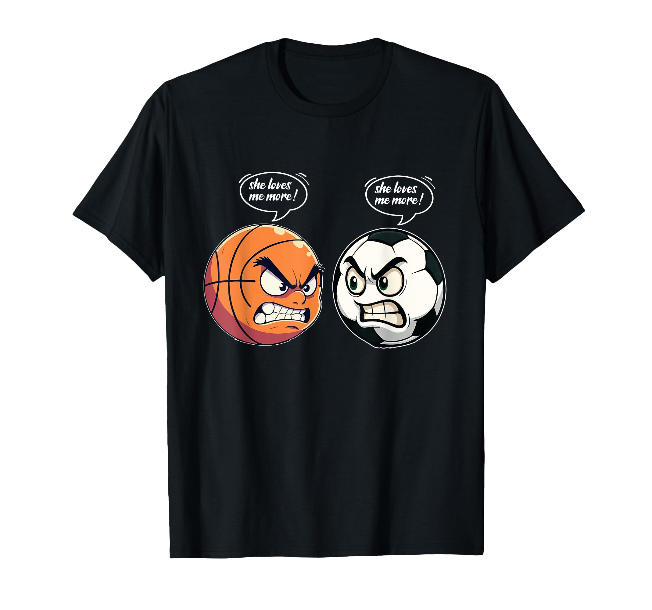 Soccer Basketball Daughter She Love T-Shirt - Minimalist Print for Adults - T-Shirt, Sweatshirt, Hoodie