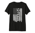 Usa Flag Soccer Coach Funny Soccer T-Shirt - Novelty Apparel for Adults - T-Shirt, Sweatshirt, Hoodie
