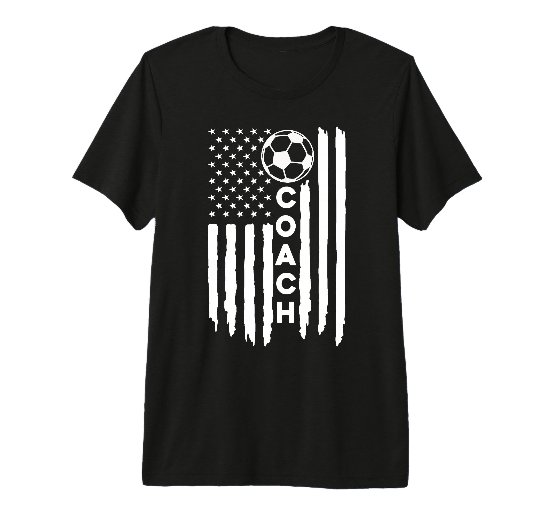 Usa Flag Soccer Coach Funny Soccer T-Shirt - Novelty Apparel for Adults - T-Shirt, Sweatshirt, Hoodie